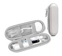 Nincha Hard Shell Electric Toothbrush Case - for Oral-B iO/Pro/Smart Series, for Philips Electric Toothbrush, Bigger Size Travel Case Fits All Powered Toothbrushes and Accessories White