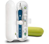 Nincha Plastic Electric Toothbrush Travel Case for Oral-B Pro Series, White&Green