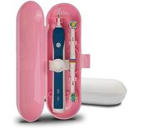 Nincha Plastic Electric Toothbrush Travel Case for Oral-B Pro Series, White&Pink