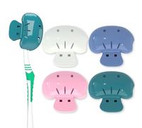 Nincha Toothbrush Head Protector Caps - Vented Clip-On Covers for Manual & Electric Toothbrushes, Travel Accessories for Home & Away - Pack of 4