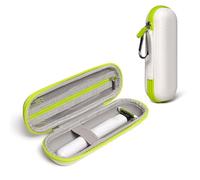 Nincha Travel Case Compatible with Philips Hybrid Electric Trimmer and Shaver, Face + Body Groomer QP2724/90, QP2834/70, QP1924/70, QP6531/70, Hard Carrying Case, Portable Bag, White&Limegreen