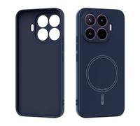 nincyee Basic Magnetic Case Compatible with Xiaomi 17T Pro, Solid Color Skin-friendly Liquid Silicone Hide Magnetic Shell Slim Fit Fingerprint-resistant Blue