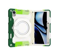 nincyee Tablet Case for Huawei MatePad Air 12" 2025/2024/Air 12X 2025, Kids Rainbow Heavy Duty Silicone Shockproof Case with Pencil Holder, Shoulder Strap, Rotating Fold Kickstand, Hand Strap