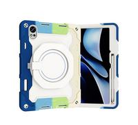 nincyee Tablet Case for Huawei MatePad Air 12" 2025/2024/Air 12X 2025, Kids Rainbow Heavy Duty Silicone Shockproof Case with Pencil Holder, Shoulder Strap, Rotating Fold Kickstand, Hand Strap