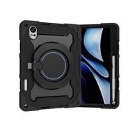 nincyee Tablet Case for Huawei MatePad Air 12" 2025/2024/Air 12X 2025, Kids Rainbow Heavy Duty Silicone Shockproof Case with Pencil Holder, Shoulder Strap, Rotating Fold Kickstand, Hand Strap