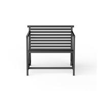 NINE 19 Outdoors Lounge Armchair Black