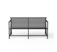 NINE 19 Outdoors Lounge Bench Black
