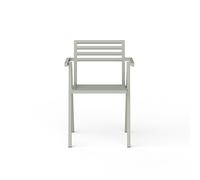 NINE 19 Outdoors Stacking Outdoor Chair With Armrests Grey
