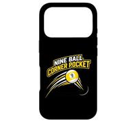 Nine Ball Corner Pocket Billiards Snooker Cue Sports Player Case for iPhone 17 Pro