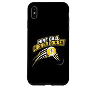 Nine Ball Corner Pocket Billiards Snooker Cue Sports Player Case for iPhone XS Max