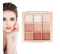 Nine Color Eye Shadow Palette Matte Glitter Cosmetic Makeup Compact