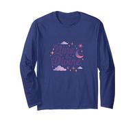 Nine & Divine: Celestial Magic for Dreamers Long Sleeve T-Shirt, Adult Unisex, Navy, XXL