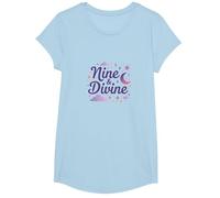 Nine & Divine: Celestial Magic for Dreamers T-Shirt, Girls, Baby Blue, XS