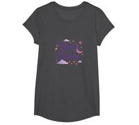 Nine & Divine: Celestial Magic for Dreamers T-Shirt, Girls, Dark Heather Grey, Medium