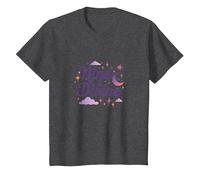 Nine & Divine: Celestial Magic for Dreamers T-Shirt, Kids, Dark Heather Grey, 6 Years