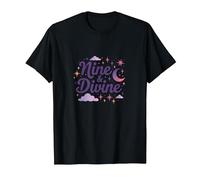 Nine & Divine: Celestial Magic for Dreamers T-Shirt, Men, Black, 4XL