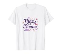 Nine & Divine: Celestial Magic for Dreamers T-Shirt, Men, White, 6XL