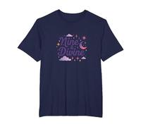 Nine & Divine: Celestial Magic for Dreamers T-Shirt, Men's Big and Tall, Navy, 3X Tall