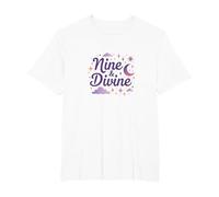 Nine & Divine: Celestial Magic for Dreamers T-Shirt, Men's Big and Tall, White, 5X Tall