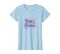 Nine & Divine: Celestial Magic for Dreamers T-Shirt, Women, Baby Blue, XL