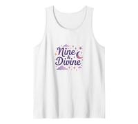 Nine & Divine: Celestial Magic for Dreamers Tank Top, Men, White, L