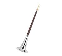 Nine-hole Ebony Suona Musical Instrument Professional Beginner Adult Folk Suona With Accessories Suona Set(Color:Silver)