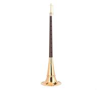 Nine-hole Ebony Suona Musical Instrument Professional Beginner Adult Folk Suona With Accessories Suona Set(Color:Gold)
