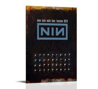 Nine Inch Band Poster Decorative Painting Canvas Wall Art Living Room Poster Bedroom Painting Wall Art Picture Print Modern Family Room Decor 12 x 18 Inches (30 x 45 cm)