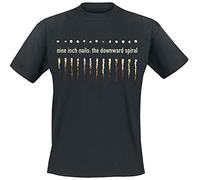 Nine Inch Nails Downward Spiral Men T-Shirt Black XL, 100% Cotton, Regular,NINTS04MB04