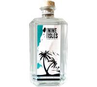 Nine Isles Sorrel and Mulberry Gin - 70cl, 38.5% vol - Original Caribbean Infused -Handcrafted Small Batch Gin - Great Gift Idea
