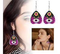 Nine Jewelry Inner Witch With These Stunning Halloween Earrings Perfect For All Hallows' Eve! Bulk Hoop Earrings (A, 7cm)