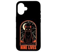 Nine Lives Cat Mystic Case for iPhone 16