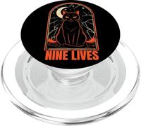 Nine Lives Cat Mystic PopSockets PopGrip for MagSafe