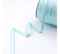 Nine Looms 2 Yards 3/8" 10mm Blue Topaz Elastics Spandex Bands Shiny Nylon Bra Strap Shoulder Tape Underwear Lingerie DIY Sewing Trim Elastic Cord for Sewing Waistband & Pants Waist (2Y Blue Topaz)