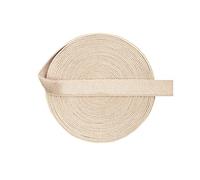 NINE LOOMS 5Y 3/8" Nude Satin Elastic Band for Sewing, Roll Spool, Shiny Stretchy Ribbon for Hair Tie, Headband, Dress, DIY Sewing Trim, Fold Over Elastic, Elastic Band for Sewing