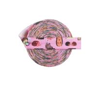 Nine Looms Print Fold Over Elastics FOE 5/8" 15mm Skull Leopard Spandex Bands Tie Headband Sewing Trim 50 100 Yard by Spool(A-18,10 Yards)