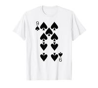 Nine Of Spades Playing Cards Poker T-Shirt