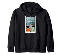 Nine of Swords Vintage Tarot Card - Rider Waite Deck Zip Hoodie