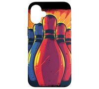 Nine-Pin Bowling Vintage Style Case for iPhone 16 Plus