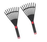 Nine Prongs Gardening Tool Set 34cm Rakes, Black