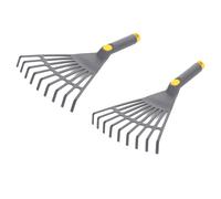 Nine Prongs Gardening Tool Set 34cm Rakes, Grey