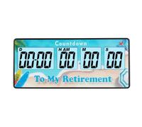 NInE-ROnG 9999 Days Countdown Timer with Reusable Magnet Digital Alarm Loud Clock Bedside Reminder, Kitchen Countdown Timer for Event Reminder Baby Retirement Cooking Pregnancy Christmas (blue)