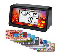 NInE-ROnG Backlight Digital 9,999 Days Countdown Timer Big LCD Display 12/24H Clock for Retirement Vacation Graduation Christmas Weddings Birthdays Children's Day Halloween World Cup and Other Scenes