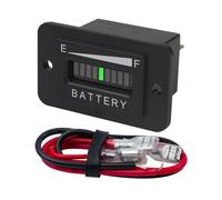 NInE-ROnG Battery Indicator, Large LED Display, LA-48V, Suit for DC Powered Equipment such as Fork Lifts, Golf Cart, Floor Care Equipment, Voltmeter Gauge, 48V Lead Acid