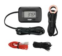 NInE-ROnG Digital Engine Temperature Gauge TEMP Measuring Instrument High Temperature Alert Use for Engine, Scooter, Motorcycle, Tractor, Outboard Motor