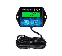 NInE-ROnG Digital Hour Meter Tachometer Maintenance Reminder Backlight Battery Replaceable for Small Gasoline Engine Lawnmower Snowblower Generator Lawn Tractor Motorbike Chainsaw（wire length 10ft）