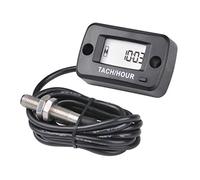 NInE-ROnG Magnetic Detact Digital Tachometer User Shutdown Newly Adjustable JOB Programmable Maintenance Interval Waterproof Design for Lawn Mower Generators All Engine Types