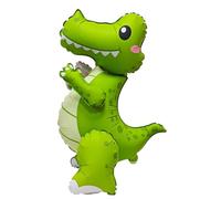 Nine San 3D Crocodile Balloons Green Crocodile Foil Balloon Standing Gift Crocodile Balloons Children Jungle Crocodile Decoration