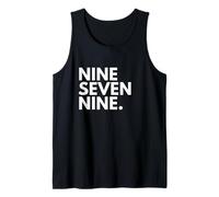 Nine Seven Nine Area Code 979 College Station TX Texas USA Tank Top
