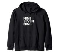 NINE SEVEN NINE Area Code 979 College Station TX Texas USA Zip Hoodie